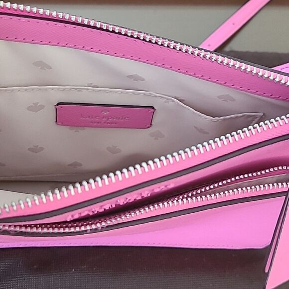 Kate Spade Vibrant Pink Crossbody Bag - Picture 7 of 12